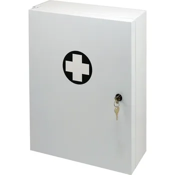 Lékárnička Lékárnička na zeď uzamykatelná kovová KANCELÁŘ maxi