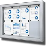 Extra hluboká vitrína 8xA4