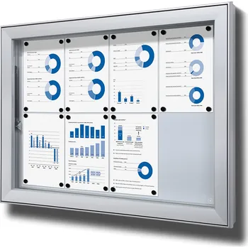 Extra hluboká vitrína 8xA4