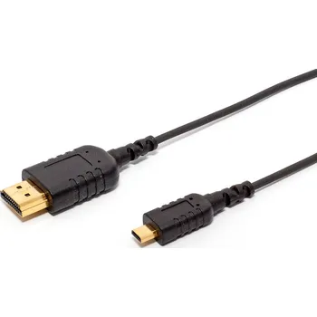 Video kabel Infinitec HDMI na MICRO-HDMI ultra tenký flexibilní 4K kabel, 80cm