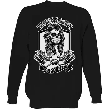 Pánská mikina Mikina bez kapuce Unisex s potiskem Is My Life Ramirez bez kapuce hip hop pánské