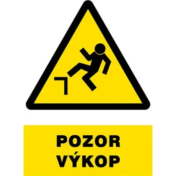 Značení Značka Pozor - Výkop