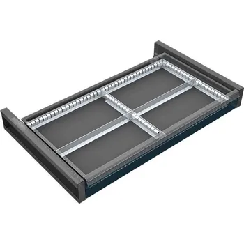 Vnitřní dělení zásuvek z pozinkovaného plechu 2 x 2, pro zásuvky 780x432 mm