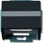 2CKA001724A4299 Kryt zásuvky komunikační s popisovým polem, Future linear, Solo, Solo carat, mechová černá