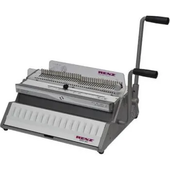 Kancelářská technika Vazač RENZ SRW 360 drátěná vazba 3:1 celokovový