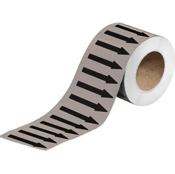 Lepicí páska Páska se šipkami, šedá/černá, 100 mm