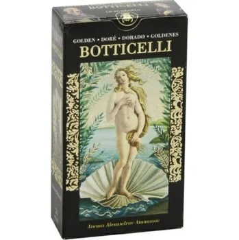 Golden Botticelli Tarot - Atanas Alexandrov Atanassov [CS/IT/EN/FR/DE/ES] (2017, brožovaná)