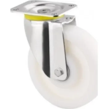 Dvoukolový ruční vozík Polyamidové kolo 200, otočné, plotna, 800 kg