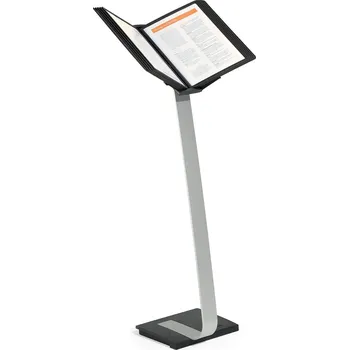 Hliníkový podlahový stojan s držákem a 10 rámečky