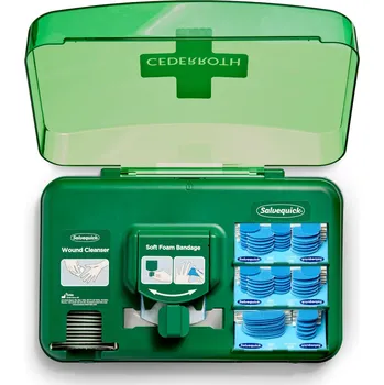 Lékárnička Zásobník detekovatelných náplastí a péče o rány Cederroth