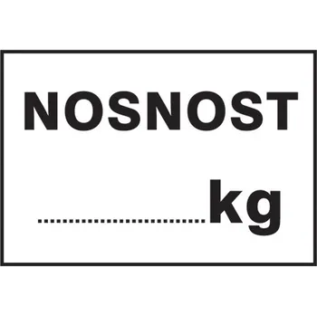 Značení Značka Nosnost