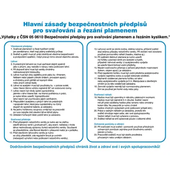 Značka Hlavní zásady bezpečnostních předpisů pro ...