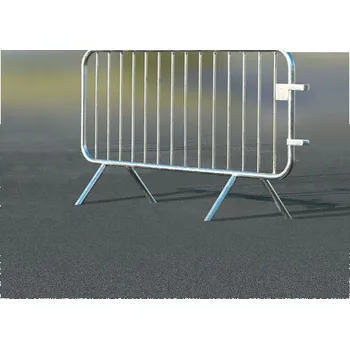 Plot Mobilní ocelová zábrana, 200 cm × 109 cm, 14 příček
