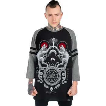 Pánské tričko tričko unisex - Varg Raglan - KILLSTAR - KSRA001832