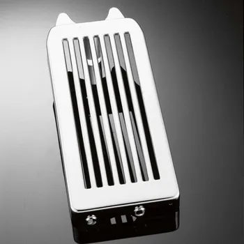 Highway Hawk Kryt chladiče s lamelami pro motocykly HONDA VT600C a VLX, chrom (1ks) Chrom