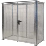 Klec pro skladování tlakových lahví bez podlahy a střechy, 2, 210 × 108,5 × 207 cm