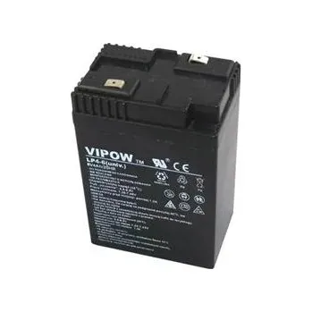 Záložní baterie Baterie olověná 6V / 4,0 Ah VIPOW bezúdržbový akumulátor