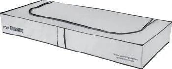 Úložný box Compactor My Friends 108 x 45 x15 cm šedo-bílý