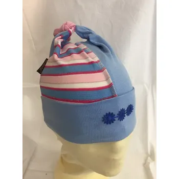 Čepice Dětské čepice, velikost 3-4 roky, Barva růžovo modrá , Složení materiálu 85% bavlna 5% elastan