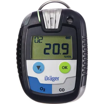 Bezpečnostní detektor Duální detektor plynů kyslíku a oxidu uhelnatého