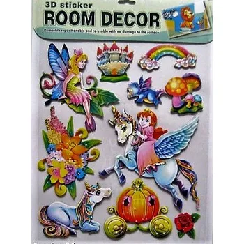 Samolepící dekorace Samolepky Pohádka 3D 45 x 33cm