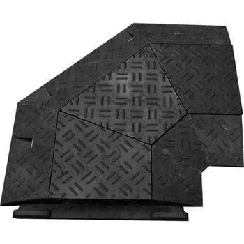 kabelová chránička Kabelový most rohový pravý, černá