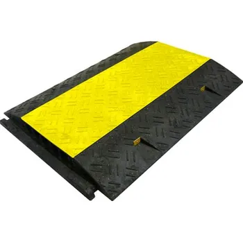 Elektroinstalační materiál Kabelový most s víkem, černá / žlutá