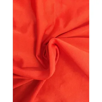 látky a metrový textil, Barva Červená, Materiál 70%Pes 27%Ny 3%Op