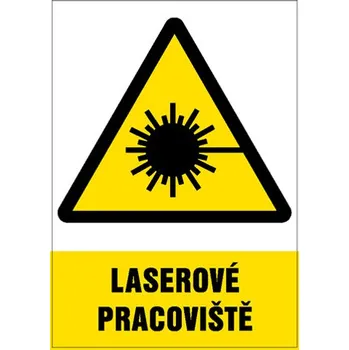 Značení Značka Laserové pracoviště