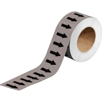Lepicí páska Páska se šipkami, šedá/černá, 50 mm