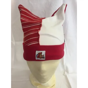 Čepice Dětské čepice, velikost 2-3 roky, Barva červená, Složení materiálu 85% bavlna 5% elastan