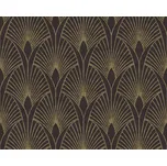 Vliesová tapeta krémová, zlatá, černá, metalická - zámecká, barokní styl 374273 / Tapety na zeď 37427-3 New Walls (0,53 x 10,05 m) A.S.Création