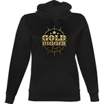 Dámská mikina s kapucí s potiskem Gold Digger Ramire hip hop dámské