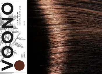 barva na vlasy Voono Henna 500 g Dark Brown