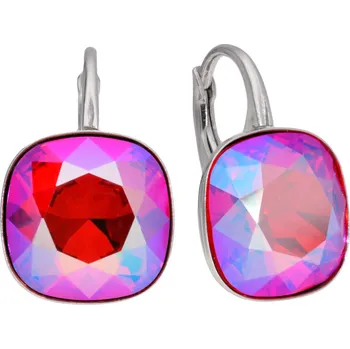 Náušnice Lafira stříbrné náušnice Shimmer Square 2968 (visací)