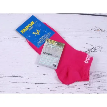 Dětské ponožky TREPON BAMBIK bambusové nízké kotníkové TM. RŮŽOVÉ velikosti ponožek: 24-25 ( EUR vel. 37-38)