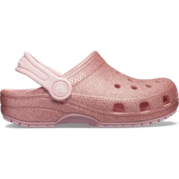 Dívčí sandály Crocs Classic Glitter růžové 29/30