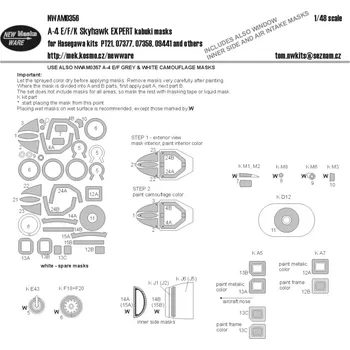 Plastikový model New Ware 1/48 Mask A-4 E/F/K Skyhawk EXPERT (HAS)