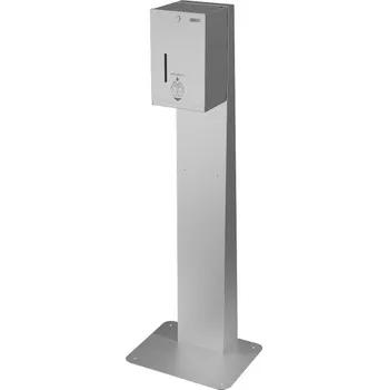 Dávkovač mýdla SLZN 59ES - Automatický nerezový dávkovač tekuté i gelové dezinfekce - včetně stojanu pro postavení ke stěně 95591