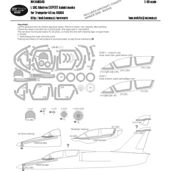 Plastikový model New Ware 1/48 Mask L-39C Albatros EXPERT (TRUMP 05804)