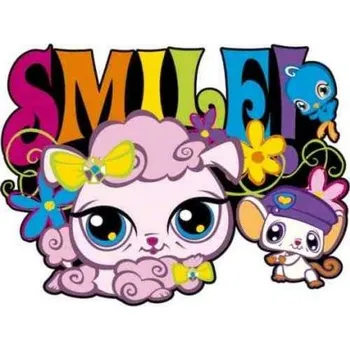 Samolepící dekorace LPS - Littles Pet Shop Dekorace na stěnu Littest Pet Shop 50cm LPS