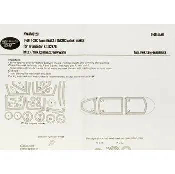 Plastikový model New Ware 1/48 Mask T-38C Talon (NASA) BASIC (TRUM 02878)