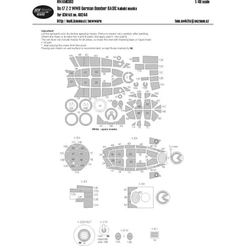 Plastikový model New Ware 1/48 Mask Do17 Z-2 BASIC (ICM 48244)