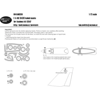 Plastikový model New Ware 1/72 F/A-18E BASIC (ACAD)