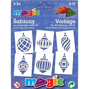 omalovánky Rico Sada 6ks, papírové šablony na malování, Rico, set H1