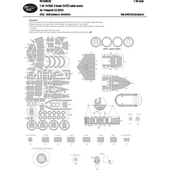 Plastikový model New Ware 1/48 Mask FW 200C-4 Condor BASIC (TRUMP 02814)