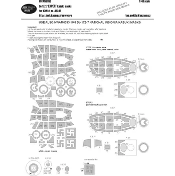 Plastikový model New Ware 1/48 Mask Dornier Do 17Z-7 EXPERT (ICM 48245)