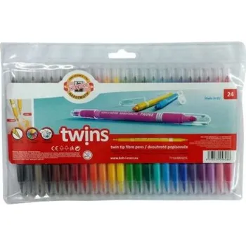 KOH-I-NOOR Souprava popisovačů 1023 24 TWINS