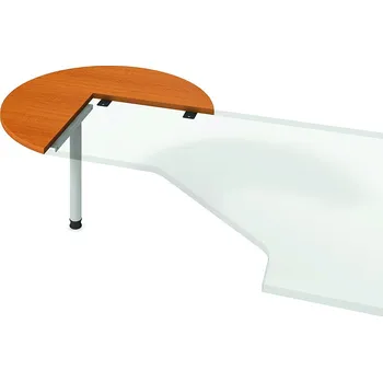 Hobis Přídavný stůl CP 21 L Barva desky stolu: akát, Barva kovu: šedá