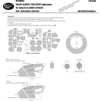 Plastikový model New Ware 1/48 Mask Dornier Do 335B-2 Pfeil EXPERT (TAM)